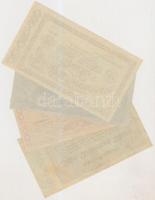 Németország / Weimari Köztársaság 1923. 10db klf "Birodalmi Vasút" bankjegy T:vegyes
Germ...