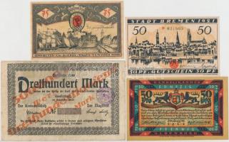 Németország / Weimari Köztársaság 1919-1922. 10db klf szükségpénz T:vegyes Germany / Weimar Republic 1919-1922. 10pcs of diff necessity notes C:mixed
