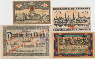 Németország / Weimari Köztársaság 1919-1922. 10db klf szükségpénz T:vegyes Germany / Weimar Republic 1919-1922. 10pcs of diff necessity notes C:mixed