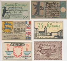 Németország / Weimari Köztársaság 1919-1922. 10db klf szükségpénz T:vegyes
Germany / Weimar Republi...