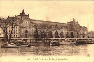 Paris, Gare du Quai d&#039;Orsay / railway station, quay