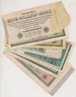 Németország / Weimari Köztársaság 1919-1923. 30db-os vegyes bankjegy tétel T:vegyes
Germany / Weima...
