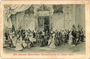 Die gesamte Bayerische Königsfamilie im Jahre 1901 / The entire Bavarian royal family in 1901 (EK)