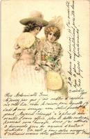 Ladies, &#039;Pariser Jugend&#039; No. 1028, litho (EK)