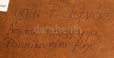 cca 1900 "Szolgálati időm emlékéül", nagyméretű fényképes emléklap, Bp., Leitner M. L. és ...