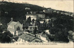 Algiers, Alger; 'L'Eglise Anglaise et Mustapha Supérieur' / English church, Sidi M'Hamed