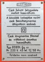 Retró diavetítő, Elzett Művek, működik