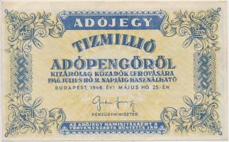 1946. 50.000AP + 100.000AP + 500.000AP + 1.000.000AP + 10.000.000AP T:III