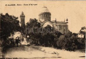 Algiers, Alger; Notre-Dame dAfrique / Notre Dame of Africa (cut)