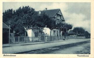 Balatonalmádi Öreghegy, Balatonkenese, Balatonszentgyörgy, Pécel, Baja - 5 db jó állapotú  vasútállo...