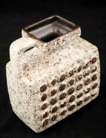 Retro füles váza, apró lepattanással, m:14,5 cm