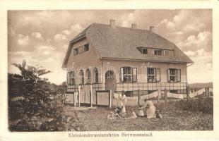 Nagyszeben, Hermannstadt; Kleinkinderwaisenheim, Druck von Jos. Drotleff / orphanage