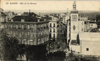 Algiers, Alger; 'Rue de la Marine' / street