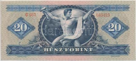 1969. 20Ft gyári papírránccal T:I-