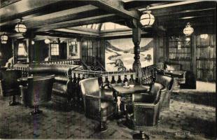 Rauchzimmer ersters Klasse / Smoking room of the first class, ship interior