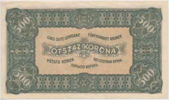 1923. 500K "T.W." jelöléssel, nyomdahely nélküli T:III szép papír