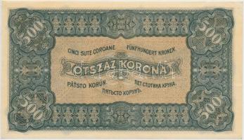 1923. 500K "T.W." jelöléssel, nyomdahely nélküli T:II-
