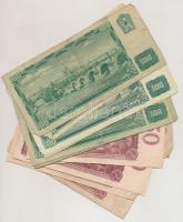 Csehszlovákia 1960-1988. 30db-os vegyes bankjegy tétel T:vegyes
Czechoslovakia 1960-1988. 30pcs of ...