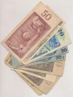 Csehszlovákia 1960-1988. 30db-os vegyes bankjegy tétel T:vegyes
Czechoslovakia 1960-1988. 30pcs of ...