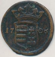 1706. X Poltura "II. Rákóczi Ferenc" (7,57g) T:3 ph. 
Hungary 1706. X Poltura "Franc...