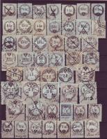 60 klf magyarországon is használt osztrák okmánybélyeg 1854-1868