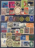 43 klf. db levélzáró, segélybélyeg, stb.