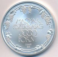 2008. 5000Ft Ag "Tokaji Történelmi Borvidék" T:BU