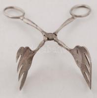 Ezüst (Ag.) fogó, jelzett, jó állapotban, h:15 cm,  nettó:48 g