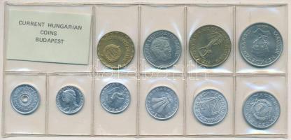 1984. 2f-20Ft 10db klf, érmés forgalmi sor fóliatokban T:1