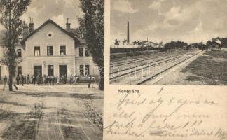 Kevevára, Kovin; vasútállomás, sínek / railway station (EK)