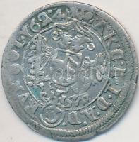 Ausztria 1624. 3kr Ag "II. Ferdinánd" Bécs T:3
Austria 1624. 3 Kreuzer Ag "Ferdinand...