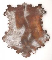 Magyarország középcímere, bronzírózott fém, 30×24 cm