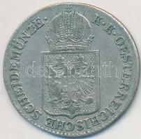 Ausztria 1849A 6kr Ag T:2- kis patina 
Austria 1849A 6 Kreuzer Ag C:VF small patina