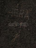 Héra József (1976- ): Virág, fehér márvány, gránit talapzaton, jelzett, m: 47,5 cm