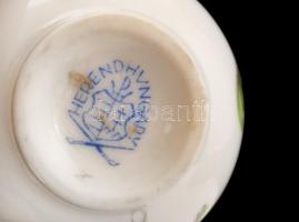 Herendi mini váza, kézzel festett, jelzett, hibátlan, m:9 cm