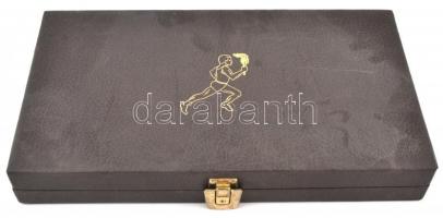 Kanada 1976. "Montreal - Kingston 1976" olimpiai éremtartó kazetta 28 férőhellyel, barna m...