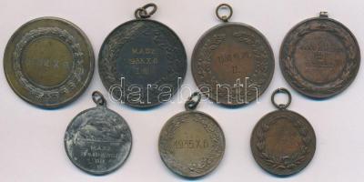 ~1920-1930. 7db-os díjérem tétel, közte jelzett Berán, Ludvig és Arkansas, kerékpáros, stafétafutás ...