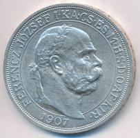 1907KB 5K Ag "Ferenc József koronázásának 40. évfordulója" T:2
Hungary 1907KB 5 Korona Ag...