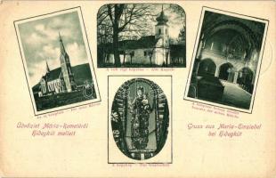 Budapest II. Máriaremete, új templom, régi kápolna, belső (ragasztónyom / gluemark)