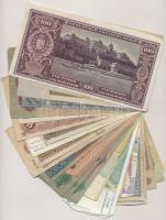 30db-os vegyes magyar és külföldi bankjegy tétel T:vegyes
30pcs of various banknotes C:mixed