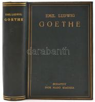 Emil Ludwig: Goethe. Bp., é.n., Dick Manó k., 587 p. Kiadói aranyozott vászonkötésben. A hátsó tábla kötése laza.