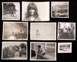 Nagy vegyes fotó hagyaték tétel, részben háború előtti, néhány katonaival is vegyített anyag, sok vá...