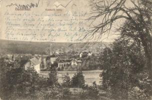 Budakeszi - 4 db képeslap, látképek