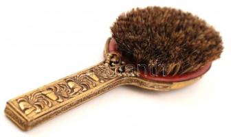 Régi, díszes ruhakefe, réz, 23cm