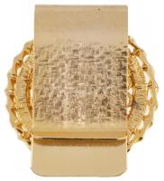 Amerikai Egyesült Államok 1906. 1c Br "Indián fej" aranyozott övcsatra erősítve, dísztokba...