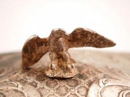 G. Unioun ezüstözött cukortartó, jelzett, 12x9x13cm