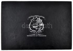 Éremtartó tálca "Republic of Liberia-Moments of freedom" érmék tárolására 24db férőhellyel