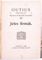 Guthius. Dr. Guthi Soma humoros törvényszéki karcolatai. 5 kötet. Mákvirágok. Budapesti tipusok. Cse...