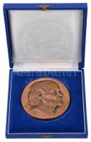 Pálffy Gusztáv (1942-) 1982. "Kodály Centenárium Kecskemét" Br plakett eredeti tokban (85m...