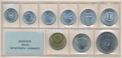 1979. 2f-10Ft 9db klf, érmés forgalmi sor fóliatokban T:1